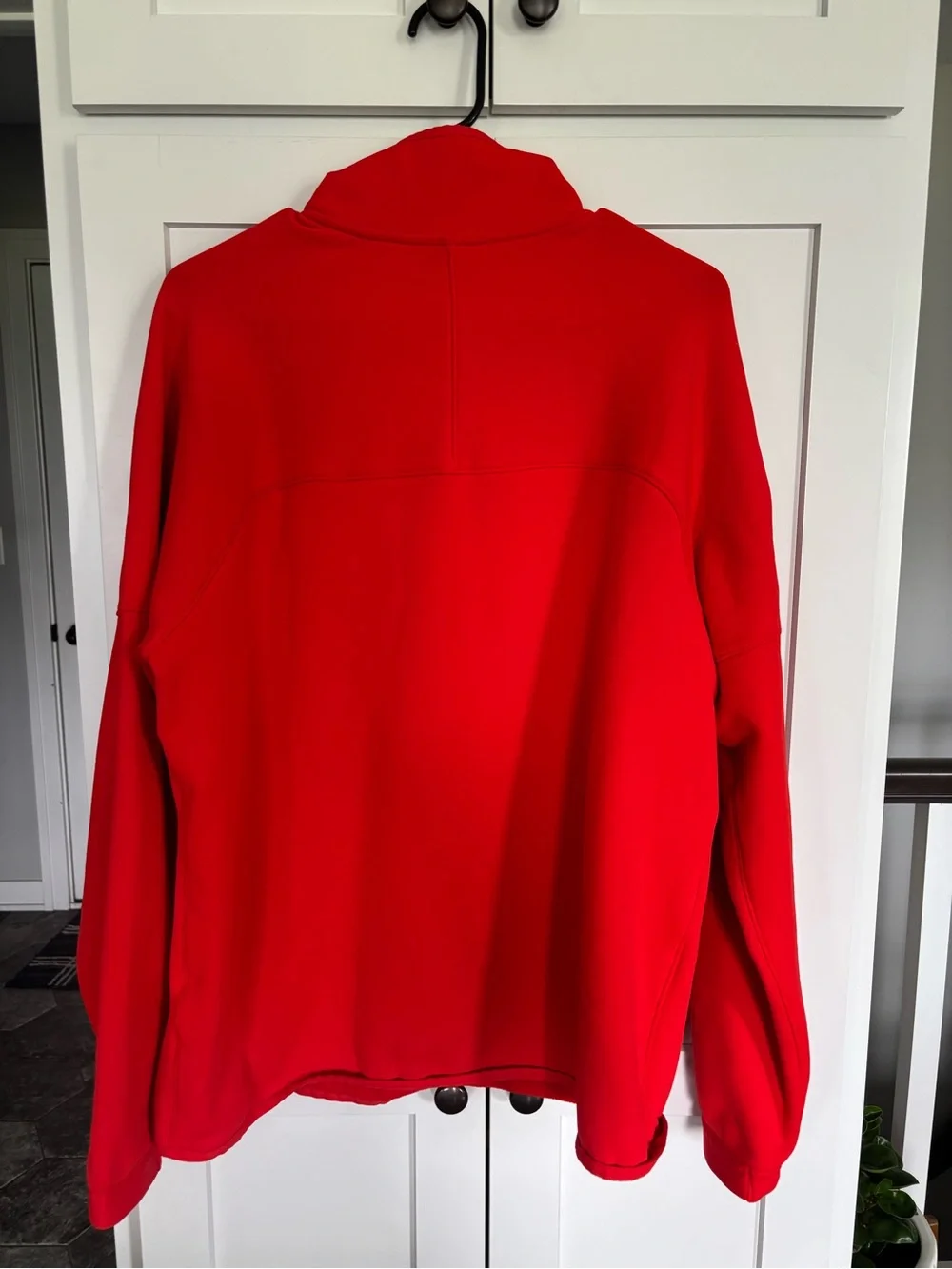 💎 The North Face Red Half-Zip Fleece Pullover